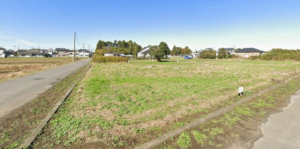 茂原市六ツ野、土地の外観画像です