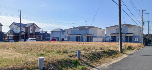 茂原市ゆたか、土地の画像です