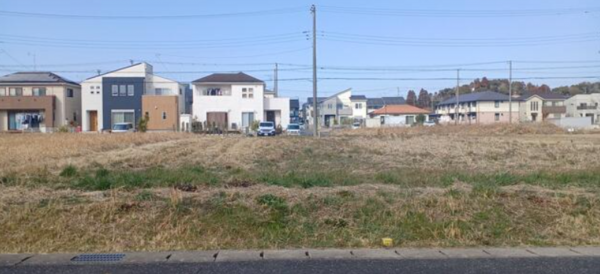 茂原市ゆたか、土地の画像です