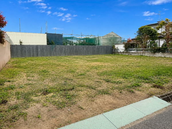 大網白里市南横川、土地の画像です