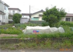 大網白里市北飯塚、土地の画像です