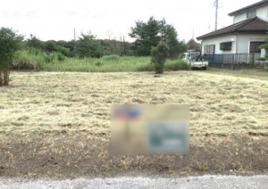 茂原市清水、土地の画像です