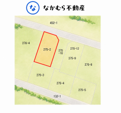 大網白里市北今泉、土地の間取り画像です