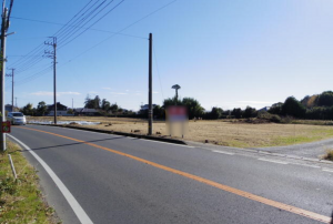 大網白里市桂山、土地の画像です