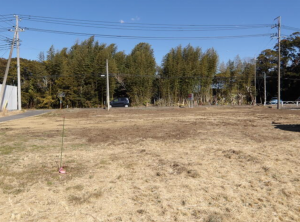 大網白里市桂山、土地の画像です