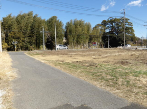 大網白里市桂山、土地の画像です