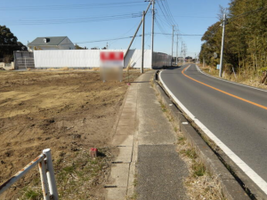 大網白里市桂山、土地の画像です