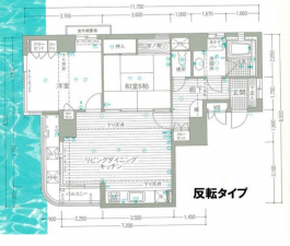 大網白里市南今泉、中古マンションの間取り画像です