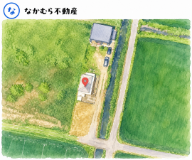 茂原市本納、土地の間取り画像です