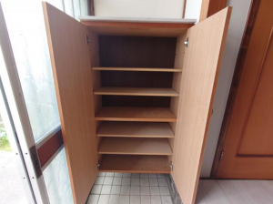 茂原市東郷、中古一戸建ての玄関画像です