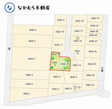 茂原市粟生野、土地の間取り画像です