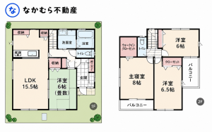 茂原市東郷、新築一戸建ての間取り画像です