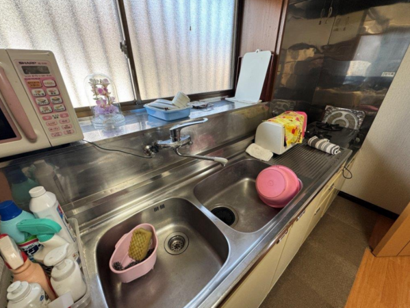 大網白里市南今泉、中古一戸建てのキッチン画像です