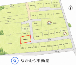 茂原市南吉田、土地の間取り画像です