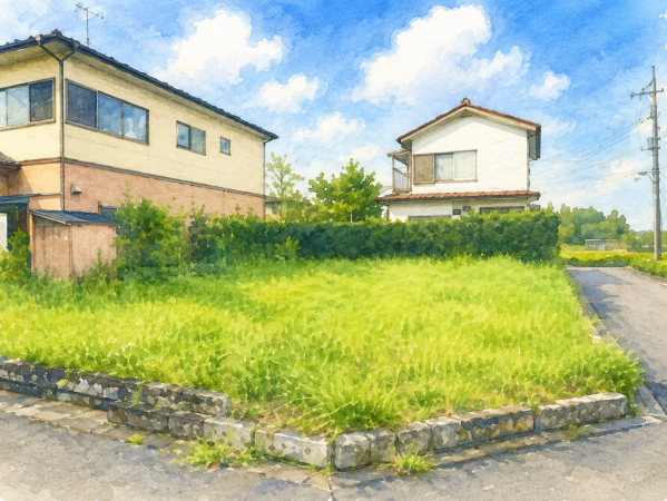 茂原市南吉田、土地の画像です