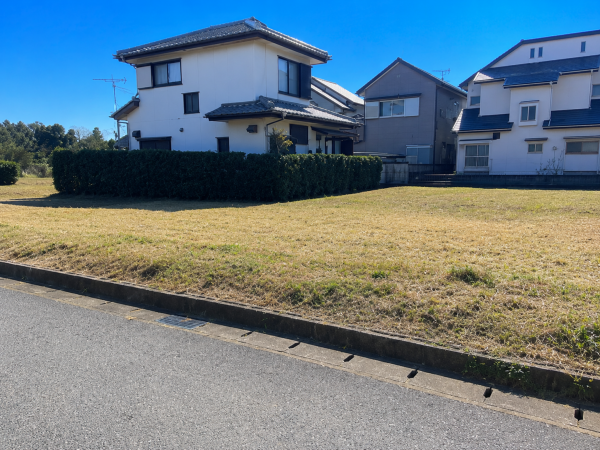 茂原市法目、土地の画像です