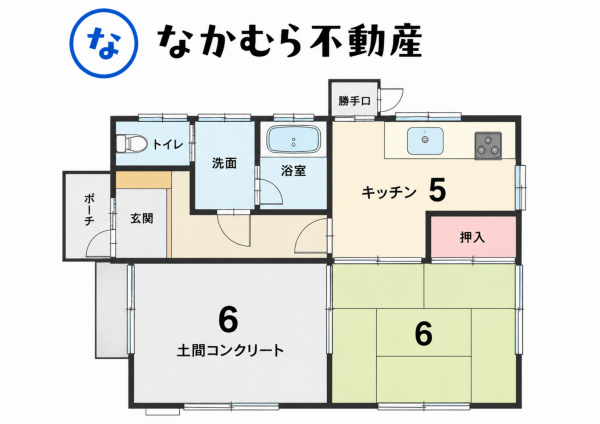 大網白里市清名幸谷、中古一戸建ての間取り画像です
