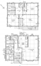 茂原市立木、中古一戸建ての間取り画像です