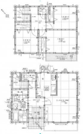 茂原市立木、中古一戸建ての間取り画像です