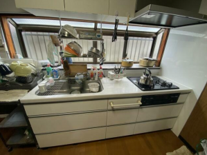 茂原市萩原町、中古一戸建てのキッチン画像です