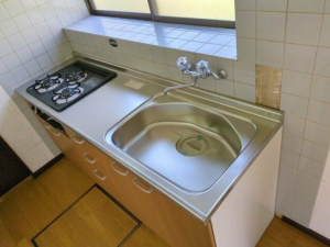 大網白里市木崎、中古一戸建てのキッチン画像です