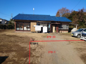大網白里市北飯塚、中古一戸建ての外観画像です