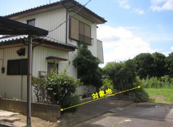 大網白里市駒込、土地の外観画像です