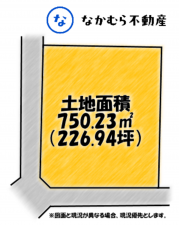 茂原市東郷、土地の間取り画像です