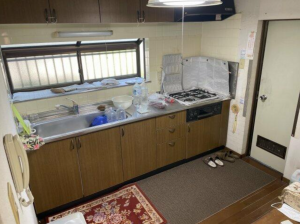 東金市高倉、中古一戸建てのキッチン画像です