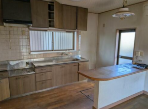 茂原市高師、中古一戸建てのキッチン画像です