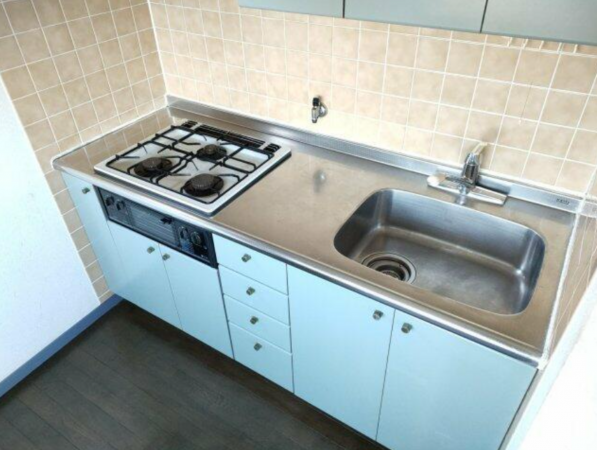 東金市東金、中古マンションのキッチン画像です
