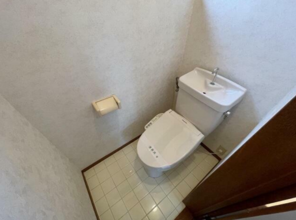 茂原市東郷、収益物件/アパートのトイレ画像です