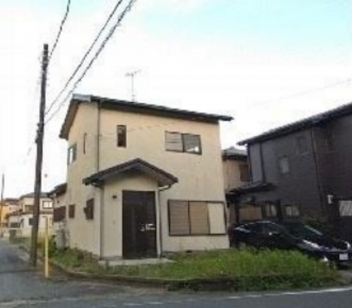 東金市小沼田、中古一戸建ての外観画像です