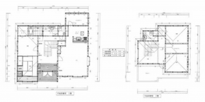 東金市家徳、中古一戸建ての間取り画像です