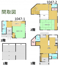東金市北幸谷、中古一戸建ての間取り画像です