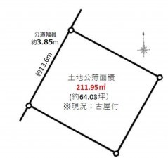 岡崎市井内町、土地の画像です