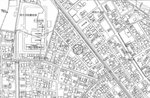 岡崎市竜美旭町、土地の間取り画像です