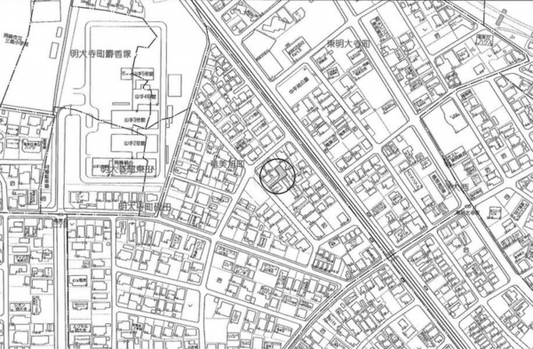 岡崎市竜美旭町、土地の間取り画像です