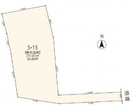 岡崎市柱曙、土地の画像です
