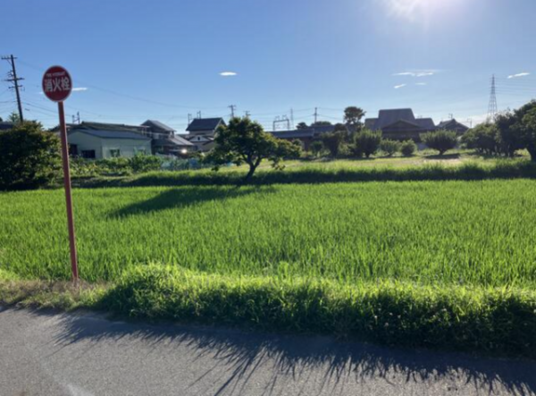 岡崎市正名町、土地の画像です