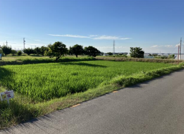 岡崎市正名町、土地の画像です
