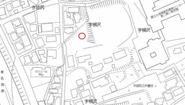 岡崎市本宿町、土地の画像です