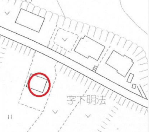 岡崎市本宿町、土地の画像です