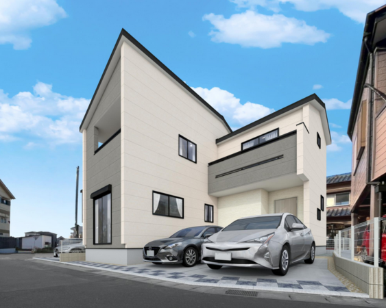 岡崎市若松町、新築一戸建ての画像です