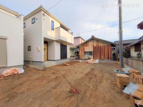 岡崎市下和田町、新築一戸建ての外観画像です