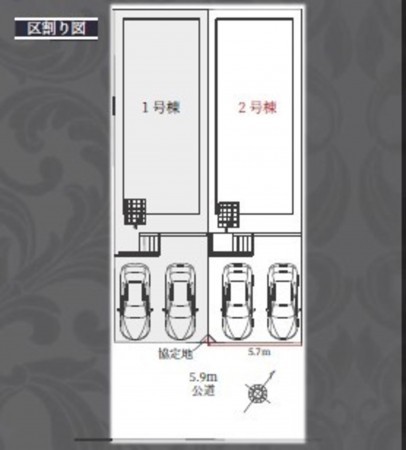 岡崎市中島西町、新築一戸建ての画像です