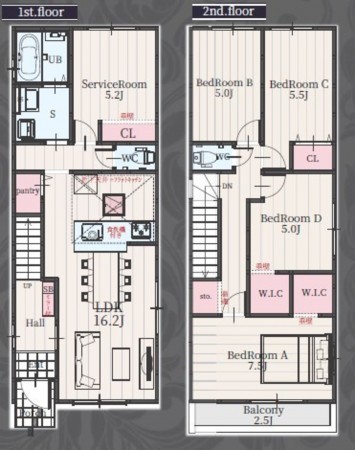 岡崎市中島西町、新築一戸建ての画像です