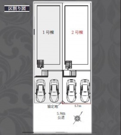 岡崎市中島西町、新築一戸建ての画像です