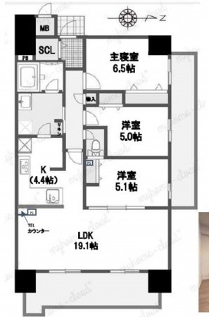 岡崎市柱曙、中古マンションの画像です