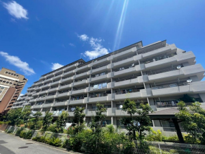 岡崎市柱曙、中古マンションの外観画像です